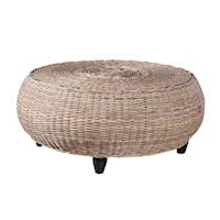 Woven Kubu Mandalay Ottoman