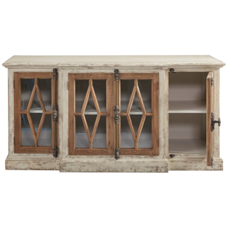 Dove Stalone Glass Front Server