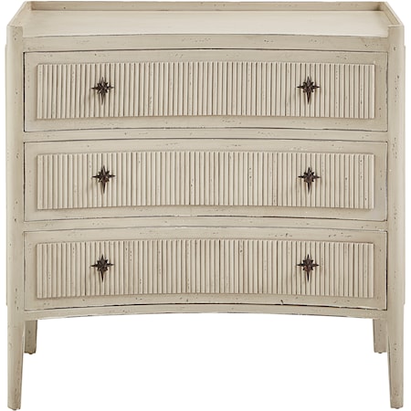 Reeded Chest Of Drawers