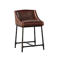 Iron Pipe Counter Stool