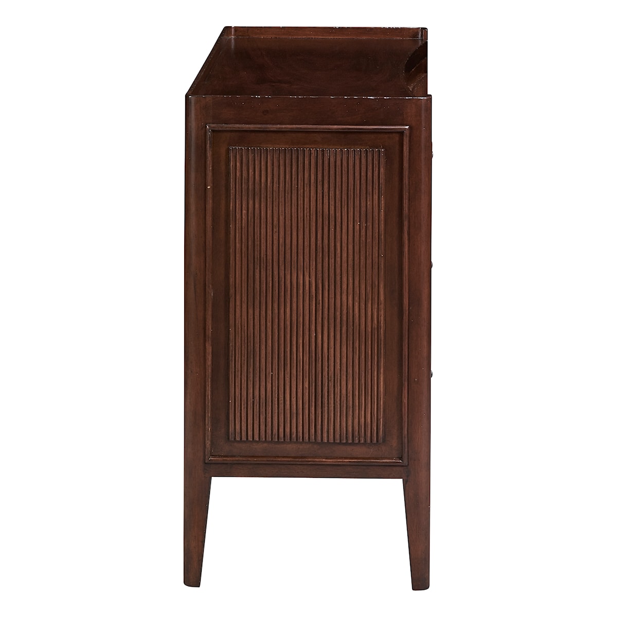 Furniture Classics Furniture Classics Walnut Reeded Chest of Drawers