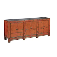 Large Antique Amber Sideboard