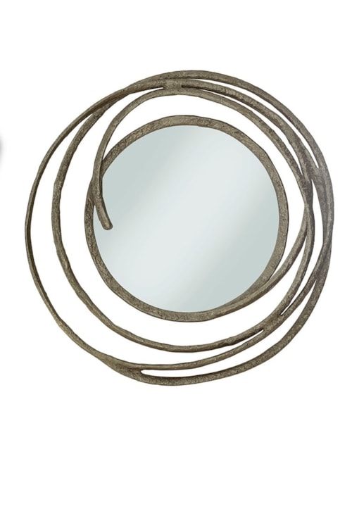 Gold Circles Mirror