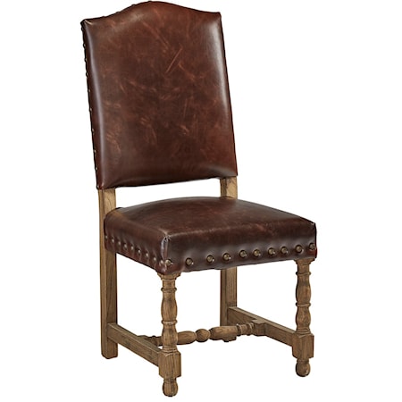 Leather Madrid Side Chair