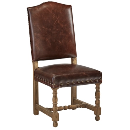 Leather Madrid Side Chair