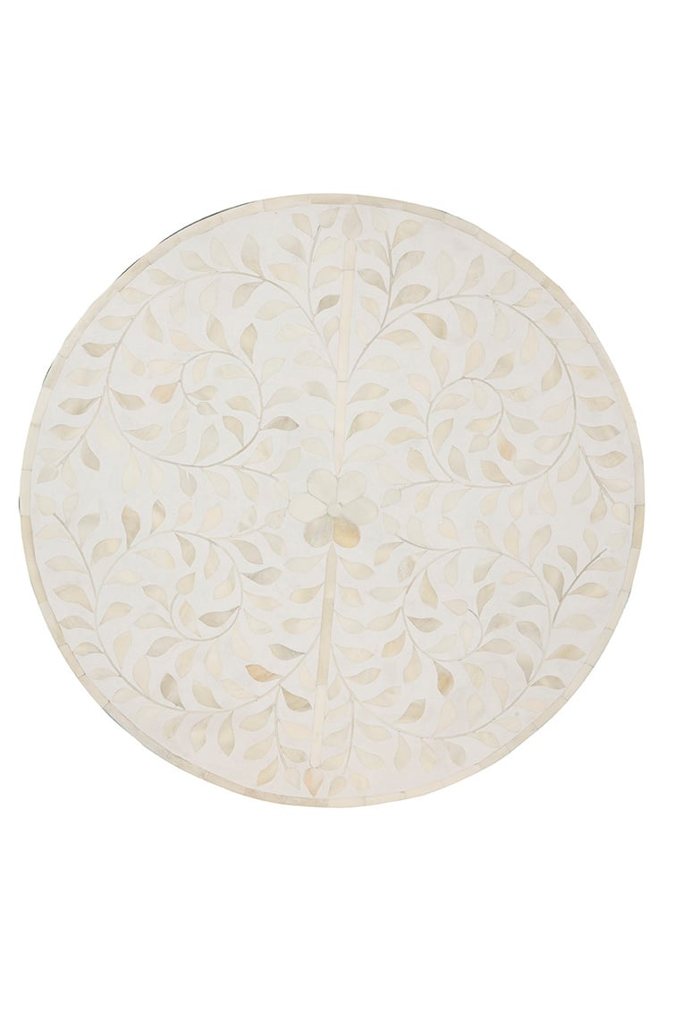 Furniture Classics Furniture Classics White Shell End Table