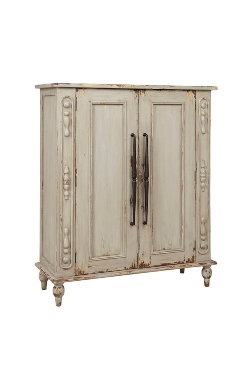 Distressed Bijou Hall Cabinet