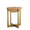 Furniture Classics Furniture Classics Brass Base Grain End Table