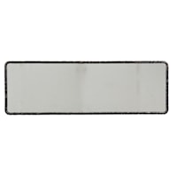 Hammered Iron Edge Full Mirror