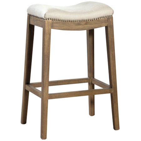 Linen Counter Stool