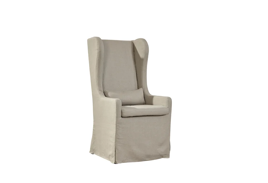  Highback Linen Host Chair by Furniture Classics at Malouf Furniture Co.