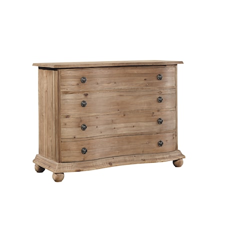 Pine Bowfront Chest