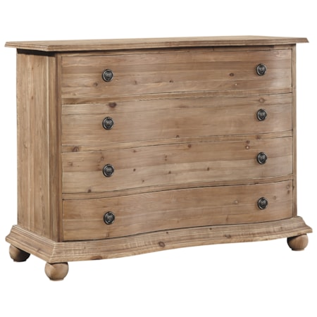 Pine Bowfront Chest