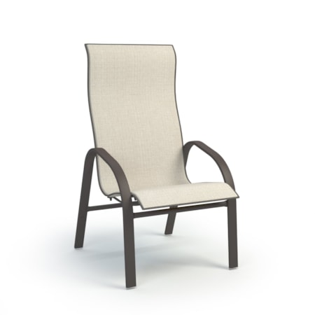 Outdoor High Back Dining Chair
