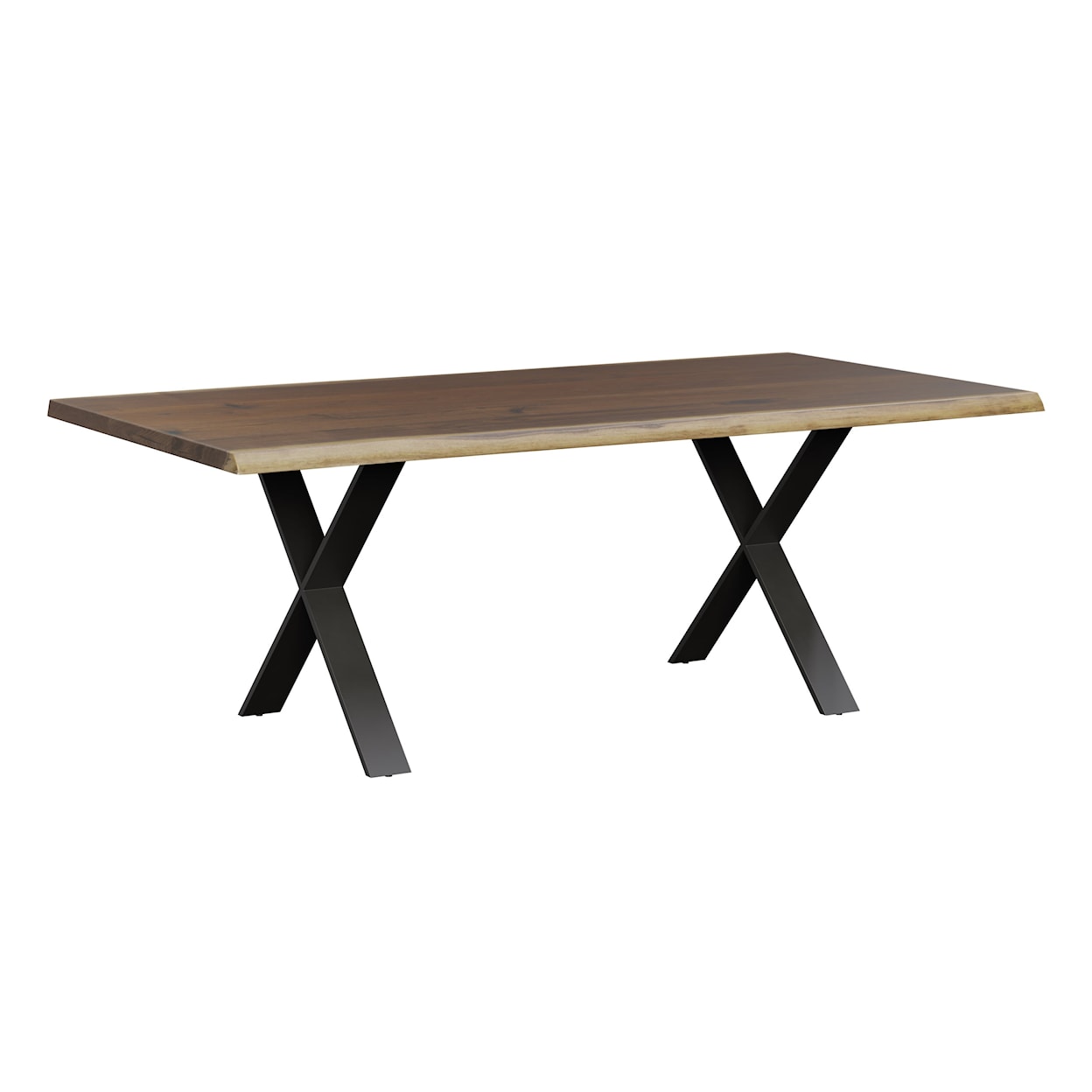 Canal Dover Furniture Bordeaux Live Edge Dining Table - X Base