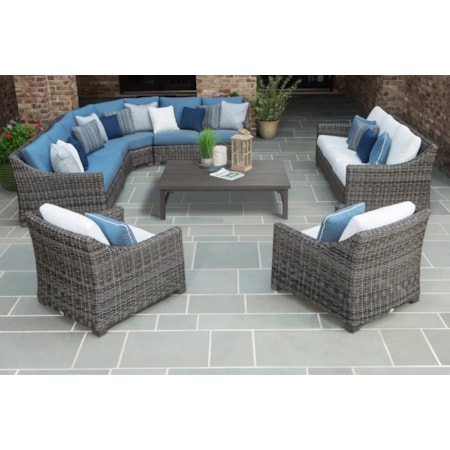 Outdoor Right Arm Loveseat