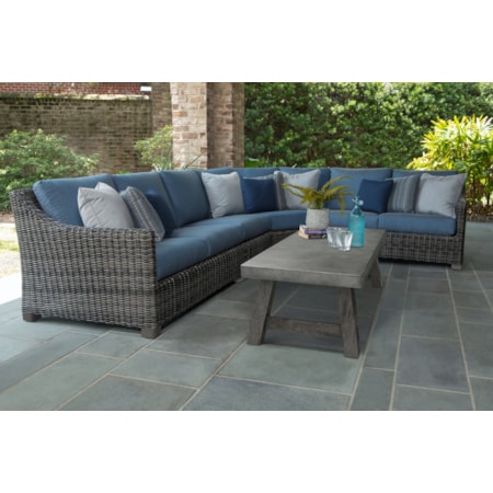 Outdoor Left Arm Loveseat