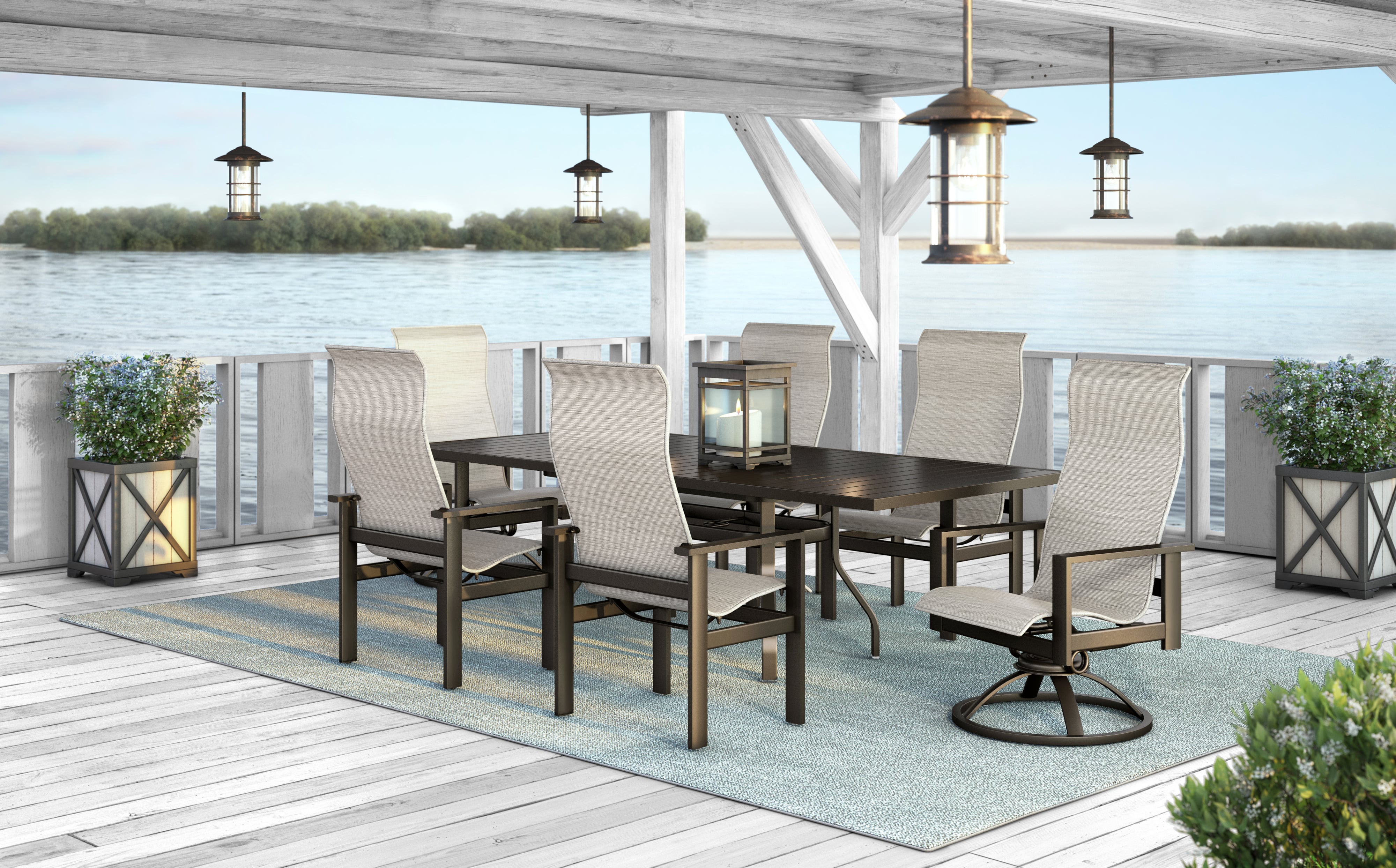 High Back Swivel Rocker
