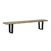 Canal Dover Furniture Bordeaux Live Edge Dining Bench - Standard Base