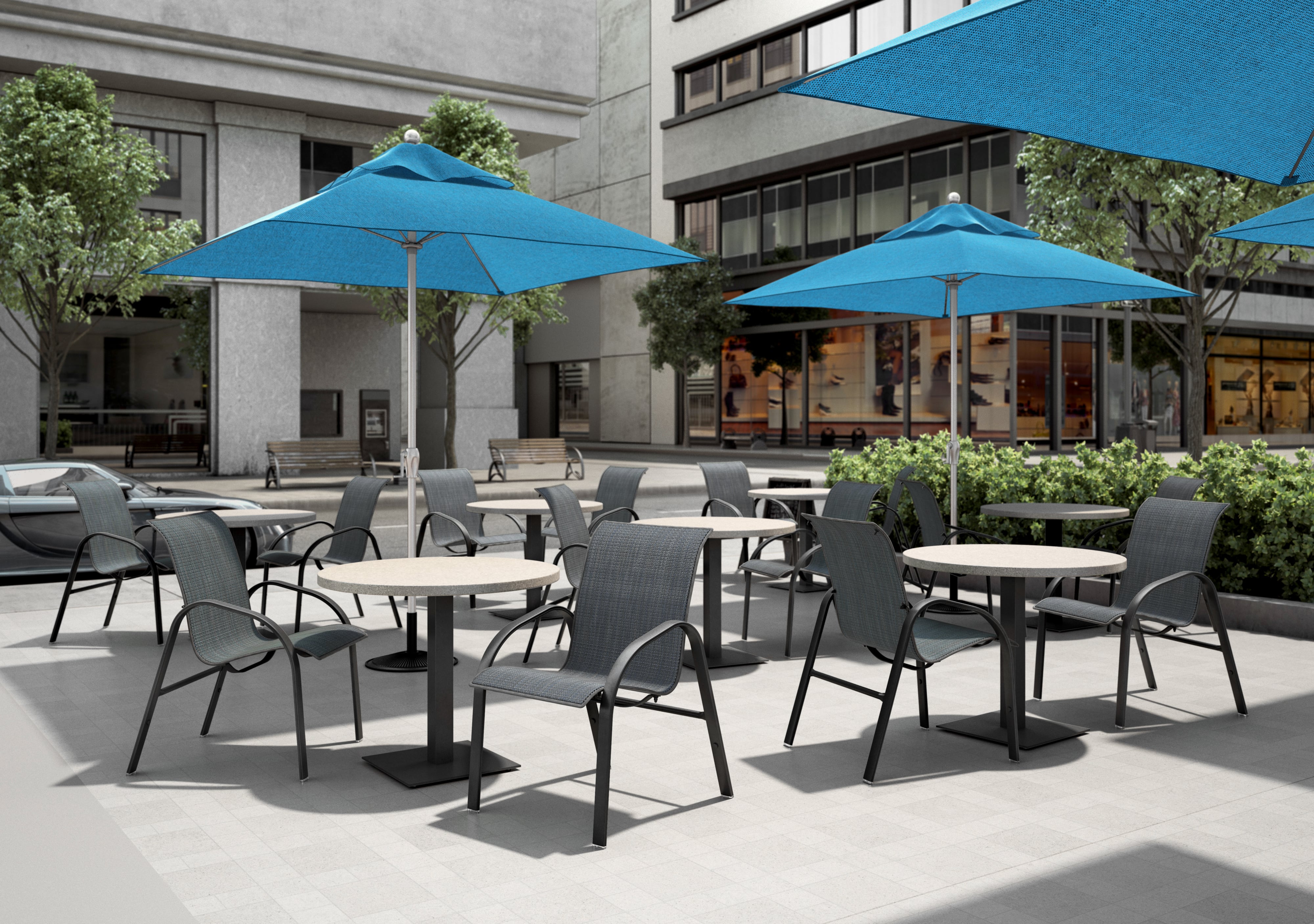 Outdoor Low Back Café Chair