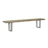 Canal Dover Furniture Bordeaux Live Edge Dining Bench - Standard Base