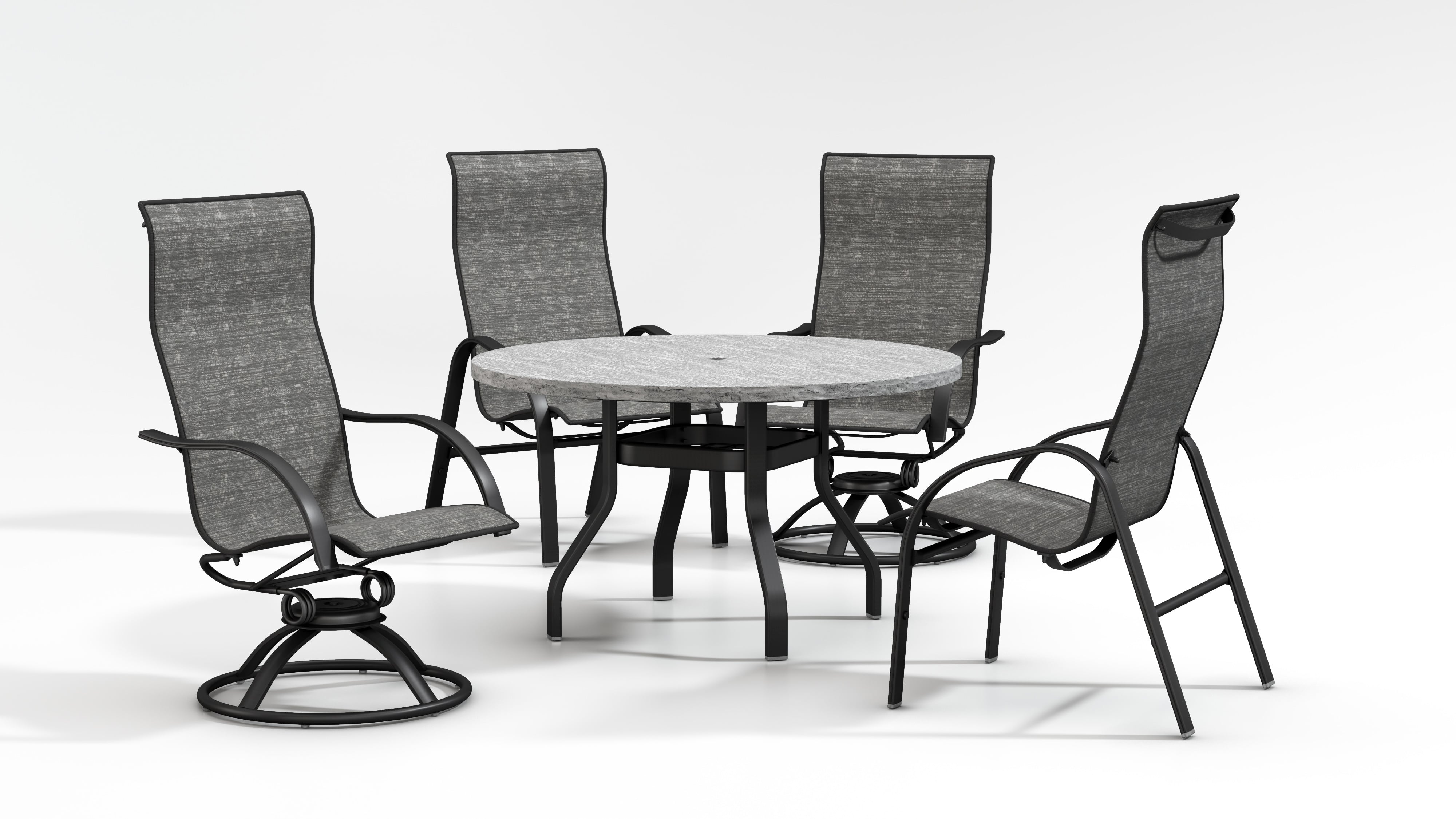 Outdoor High Back Dining Chair