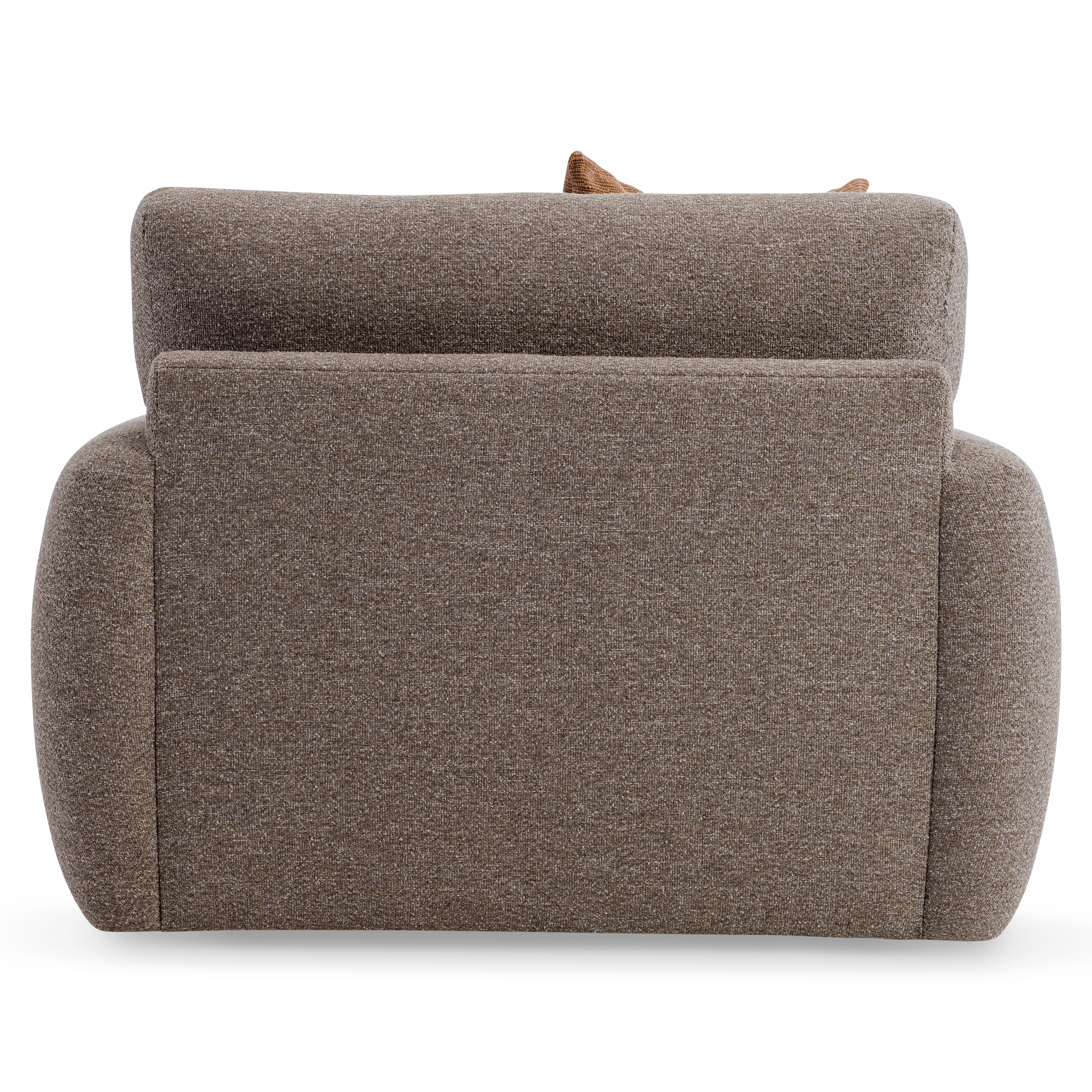 Plush Swivel Chair w/360-Degree Rotation