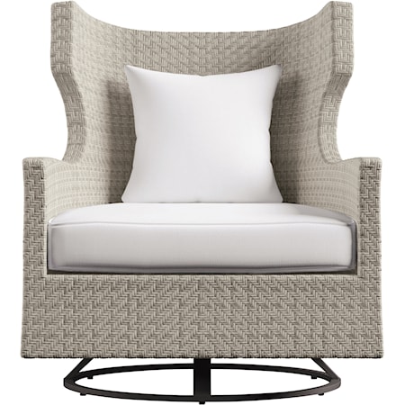 Contemporary Outdoor Swivel Chair