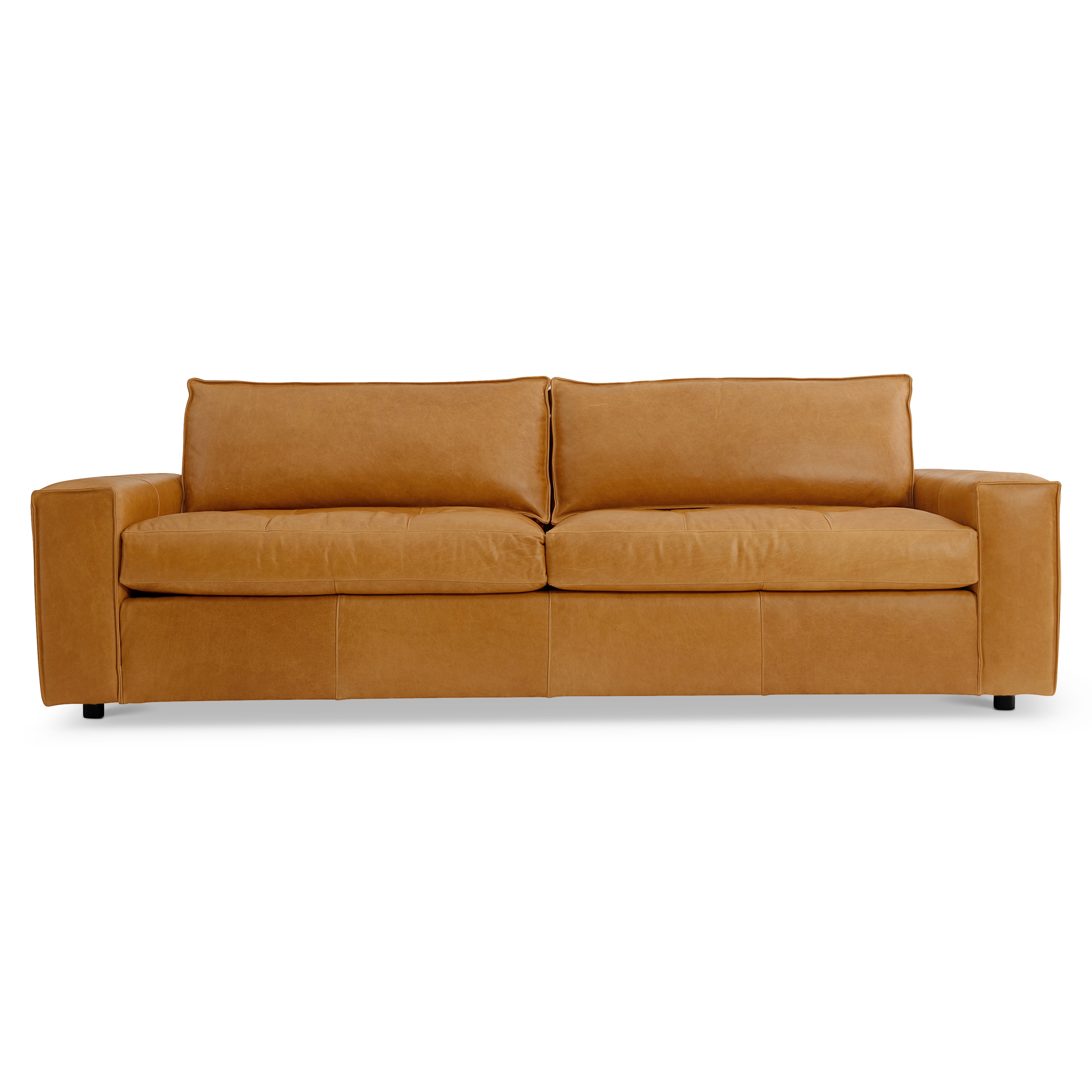 Bernhardt Bernhardt Living Leather Sofa w/Oversized Track Arms