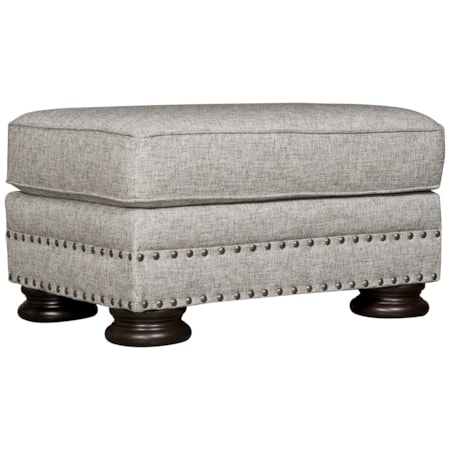 Foster Fabric Ottoman
