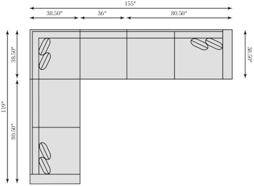 Nest Fabric Sectional