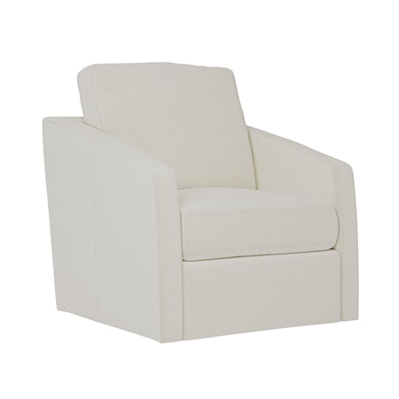 Landry Leather Swivel Chair