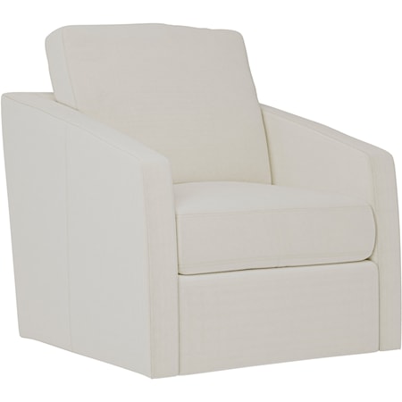 Landry Leather Swivel Chair