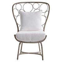 Contemporary Outdoor Accent Chair