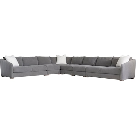 Demi Leather Sectional