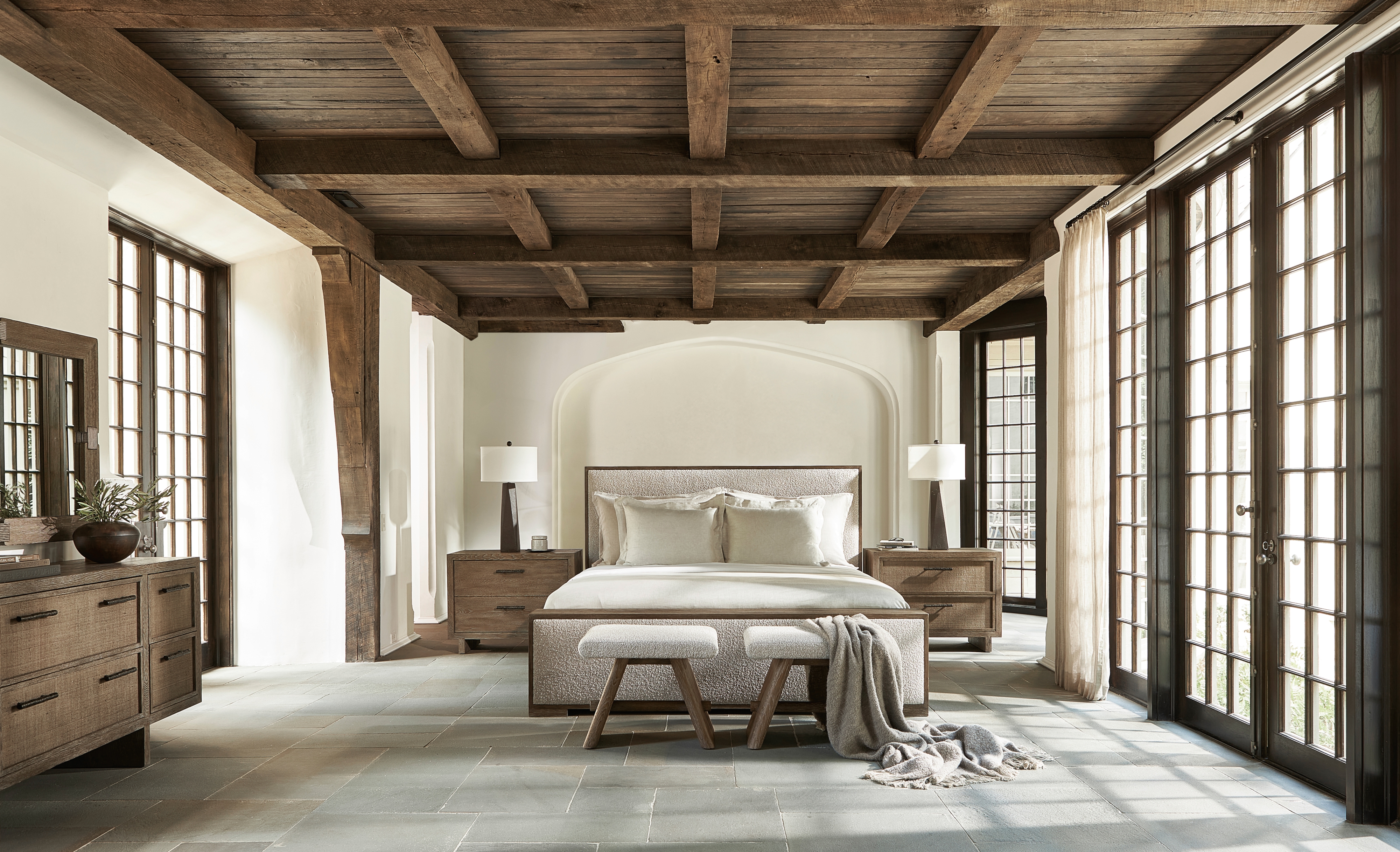 Bernhardt Casa Paros Casa Paros Panel Bed King