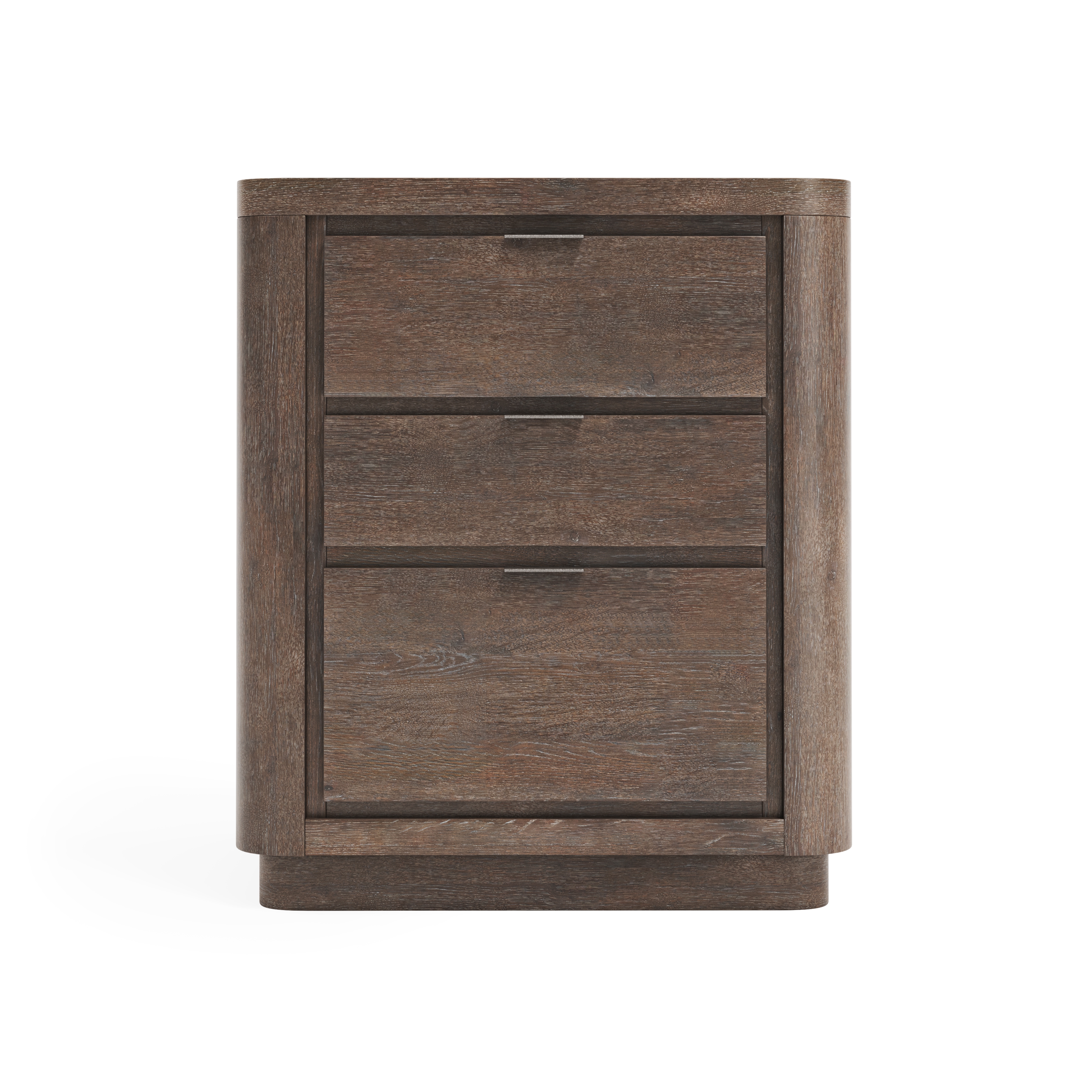 Outline Three Drawer Nightstand