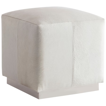 Aspen Leather Ottoman