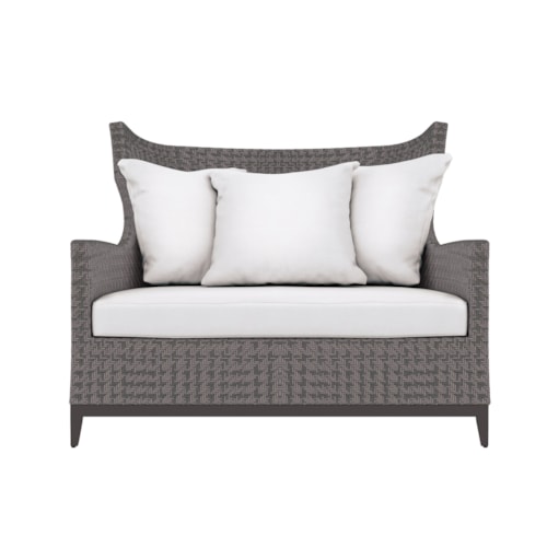 Contemporary Outdoor Accent Chair and a Half
