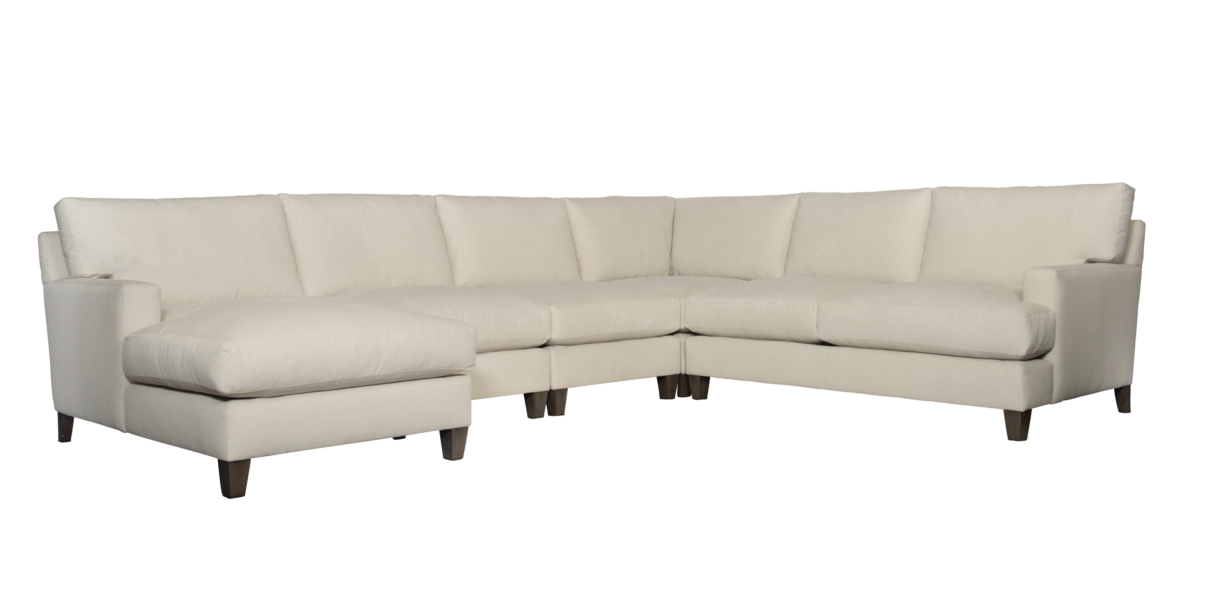 Mila Fabric Sectional with Left Arm Chaise