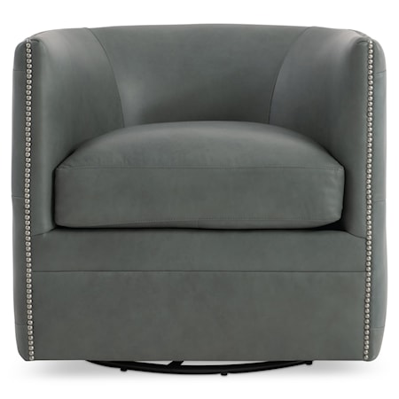 Palazzo Leather Swivel Chair