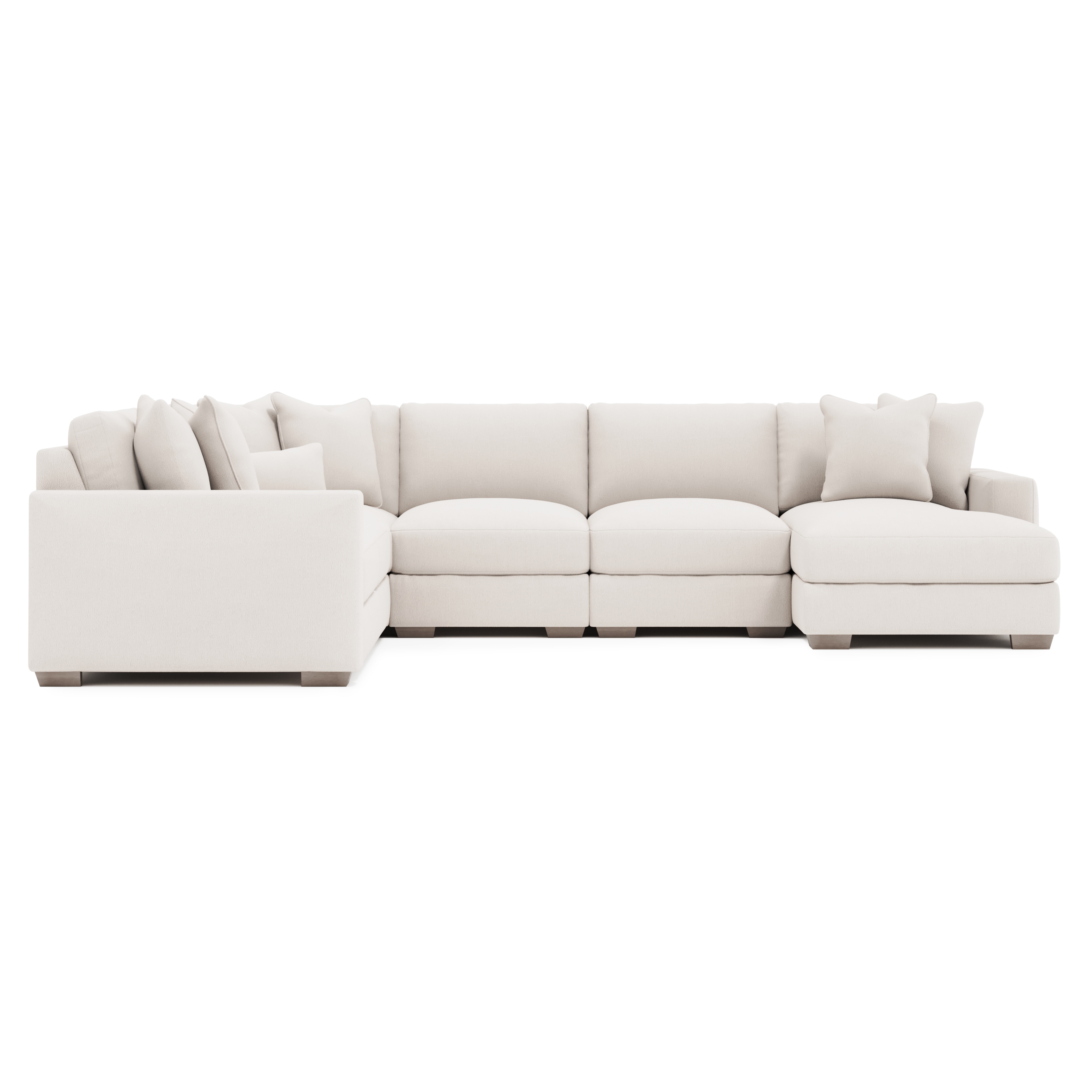 5-pc. U-Shape Sectional w/Chaise