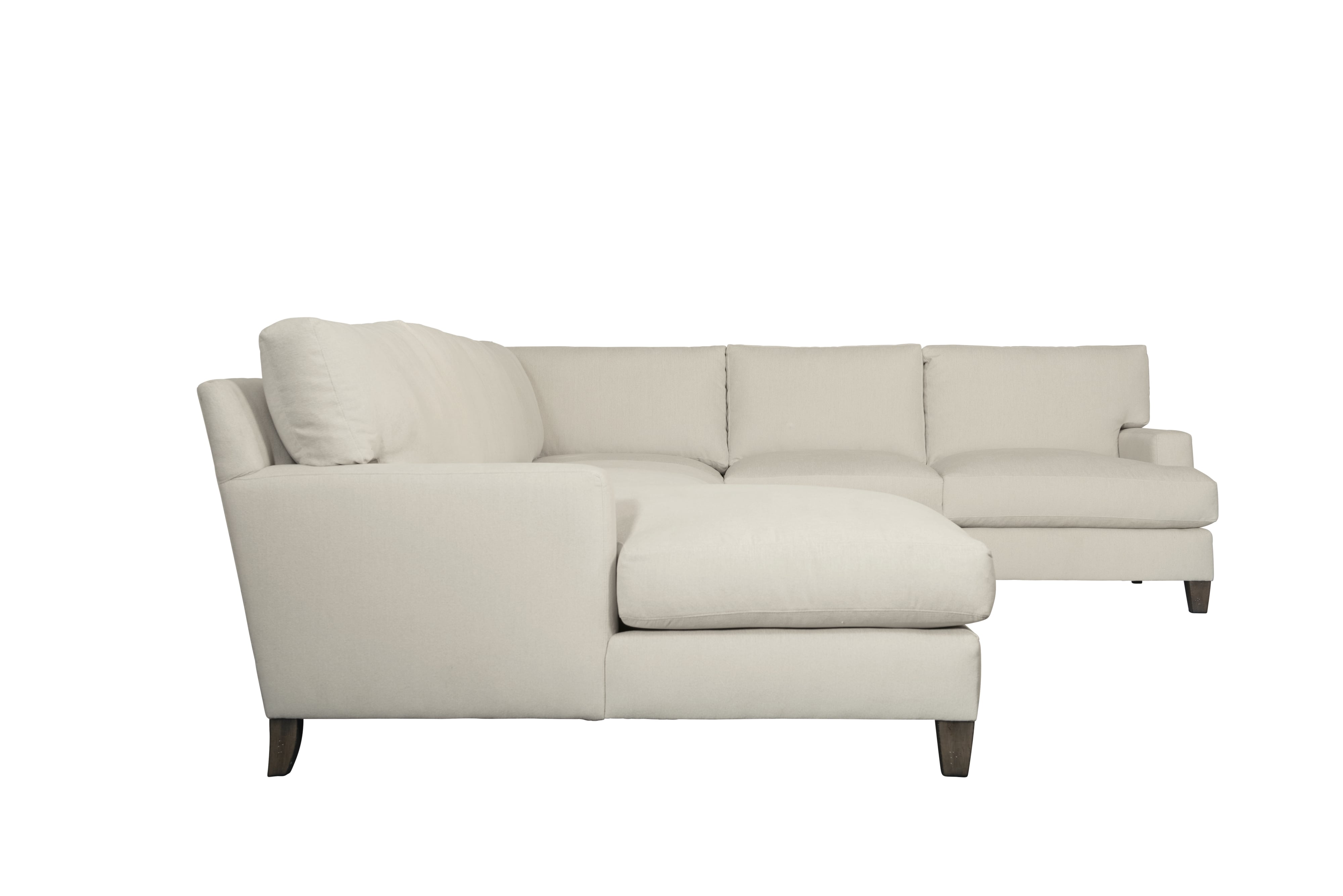 Mila Fabric Sectional with Left Arm Chaise