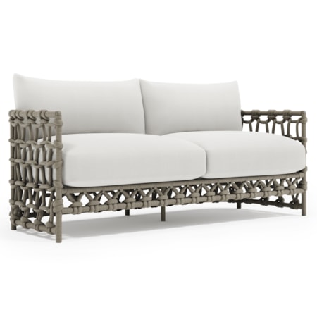 Open-Weave Outdoor Sofa
