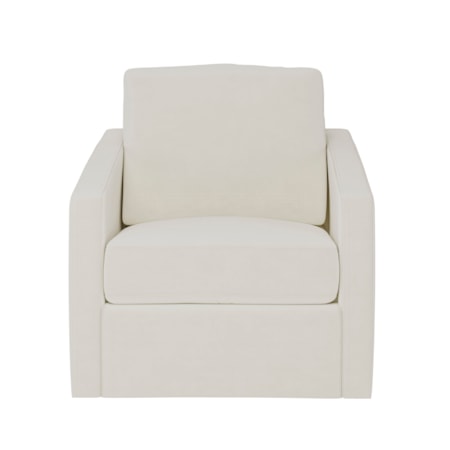 Landry Leather Swivel Chair