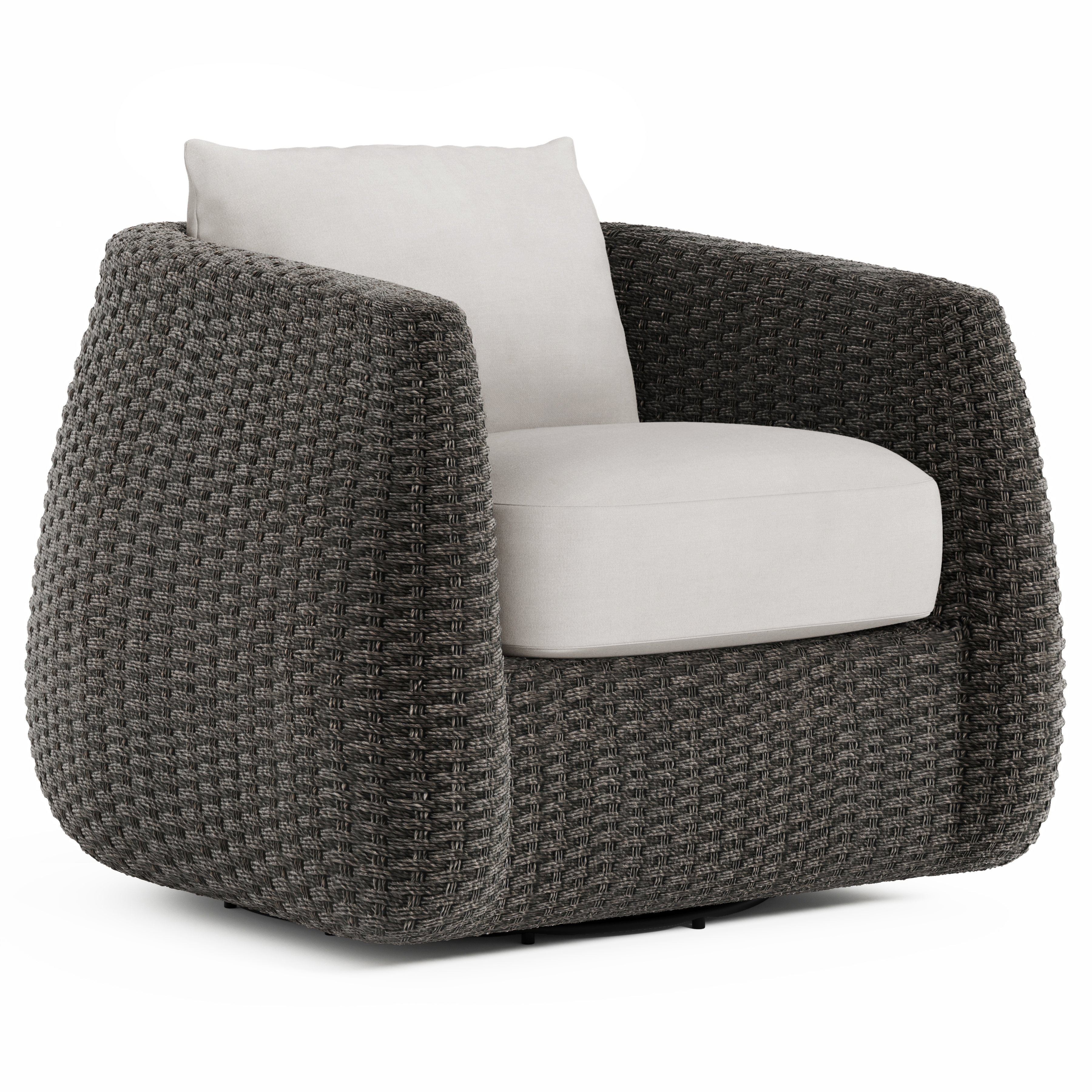 Woven Outdoor Swivel Chair