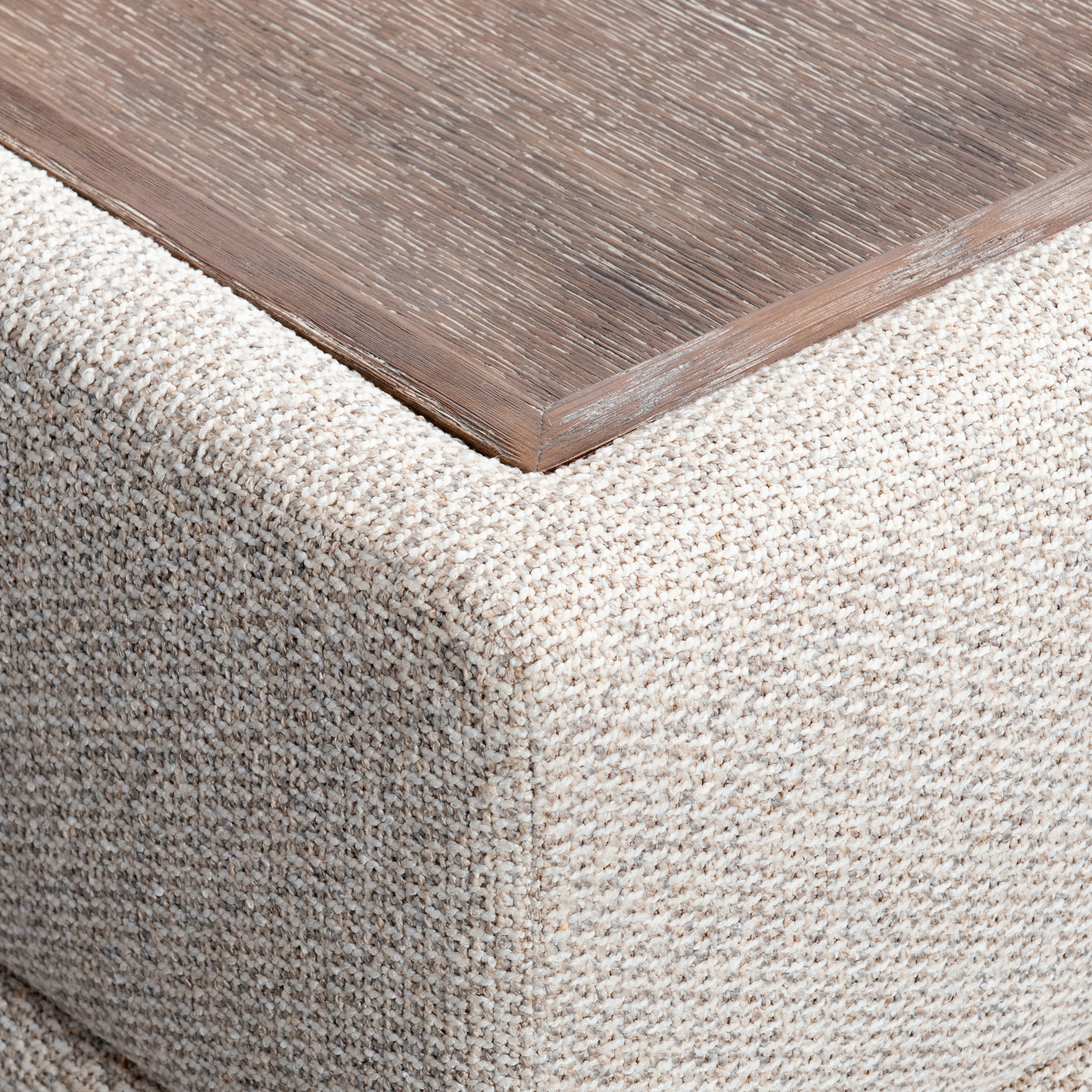 Vista Fabric Ottoman