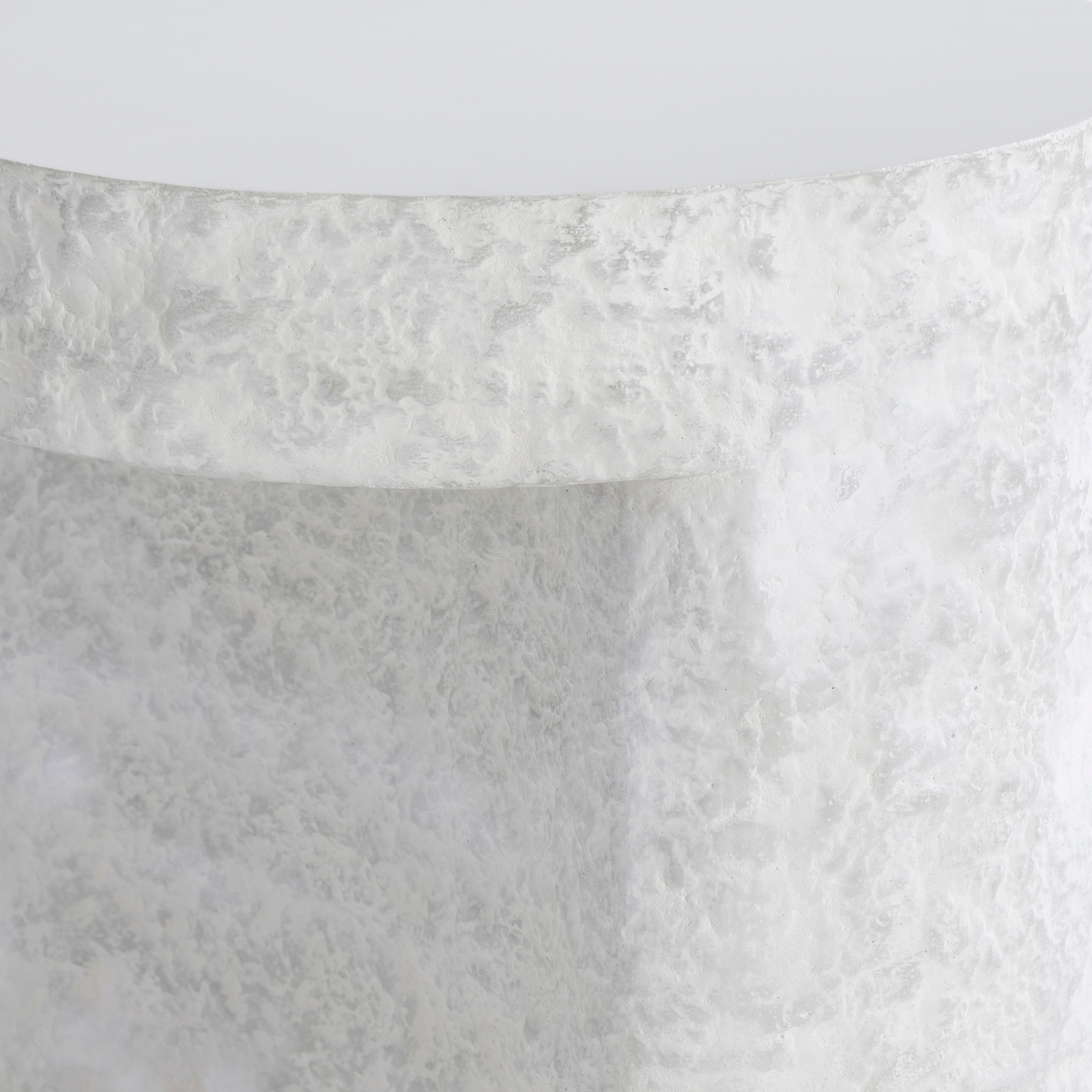 Bernhardt Bernhardt Living 22" Rd. Faux-Stone Flyover Side Table