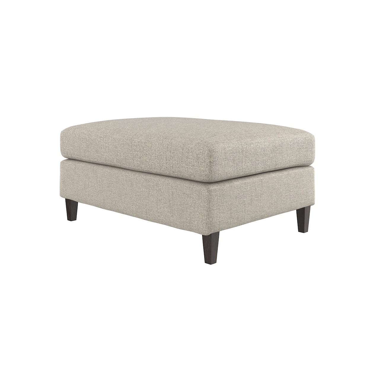 Bernhardt Plush Joli Fabric Ottoman