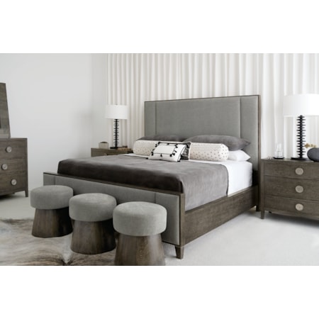 Cali. King Panel Bed